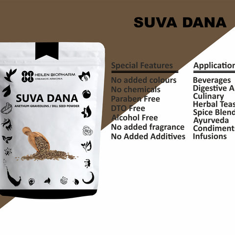 Suva Dana Herbal Powder (Anethum Graveolens) / Dill Seed Powder Pack of 1