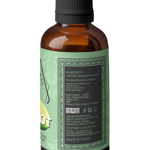 Bergamot Essential Oil (Citrus Bergamia) Freshness, Joy, Energy & Anti-Stress