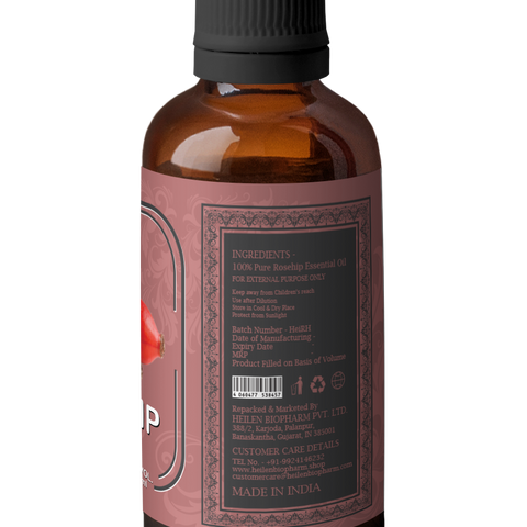 Rosehip Seed Essential Oil (Rosa canina) Moisturizer, Anti-inflammatory, Calming