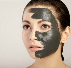 Detoxifying Face Pack (Activated Charcoal & Green Tea Powder with Kaolin Clay, Multani Mitti Clay & Bentonite Clay)