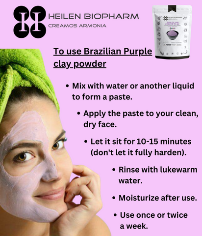 Heilen Biopharm Brazilian Purple Clay Powder