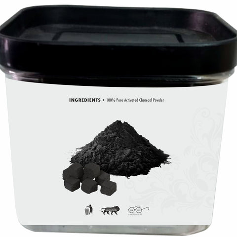 Heilen Biopharm Activated Charcoal, Bentonite, Kaolin, Zinc Oxide & Calamine Powder for Face & Hair Pack