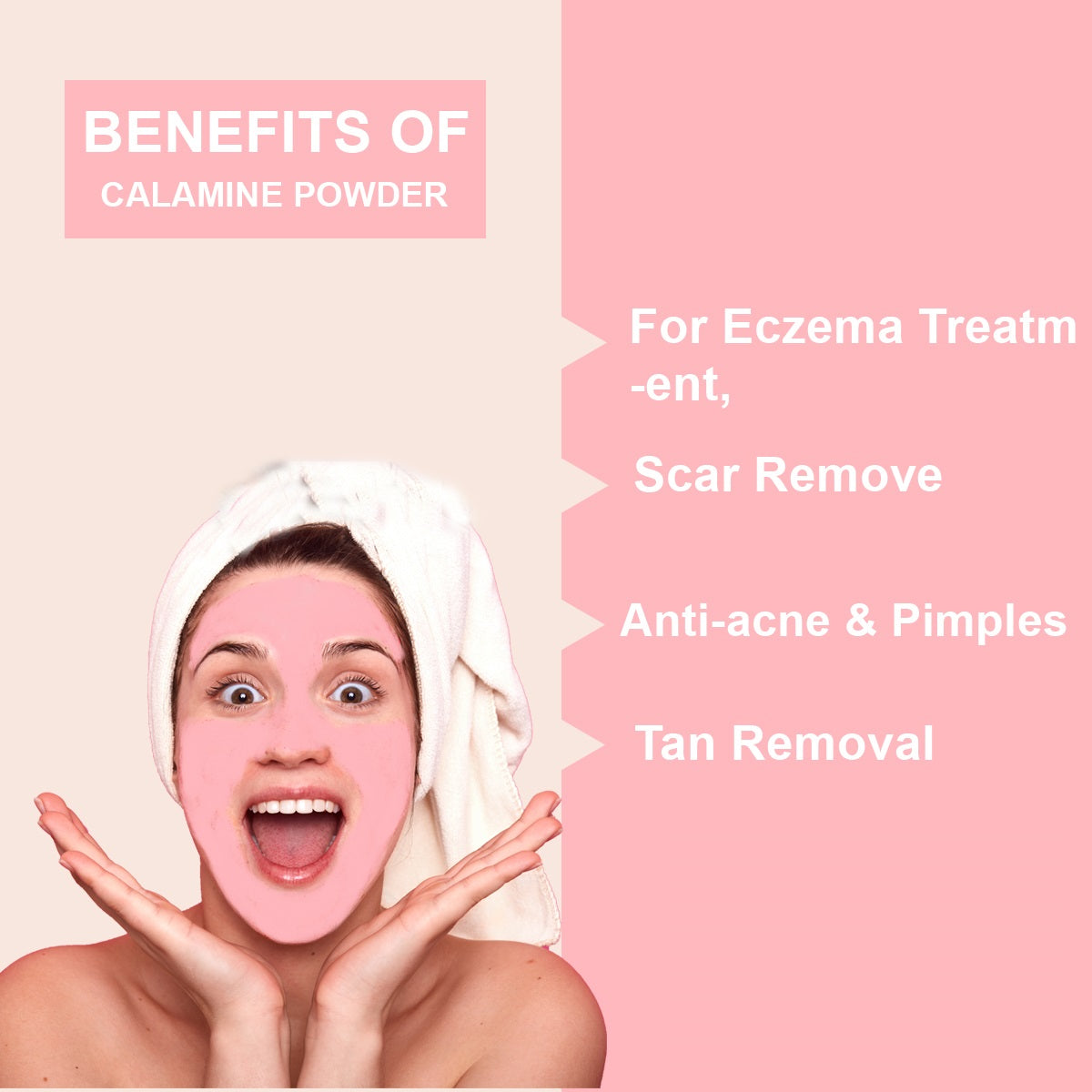 Heilen Biopharm Calamine Powder - Rash, Eczema, Skin Problems & Diseas