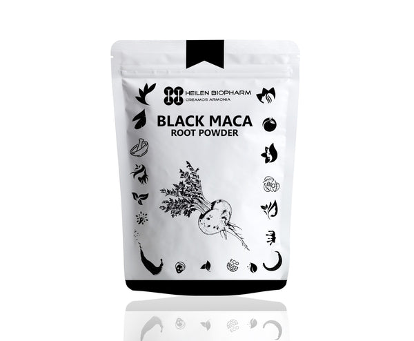 Heilen Biopharm Peruvian Black Maca Root Powder For Energy Improvement 100 g Pack of 1