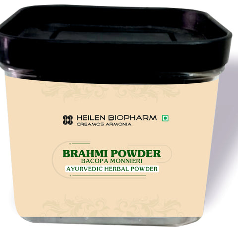 Heilen Biopharm Brahmi Powder (Bacopa Monnieri) Pure Fresh & Natural Internal & External Purpose