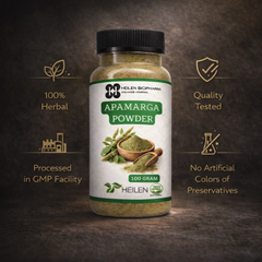 HEILEN BIOPHARM Apamarga Powder | Latjira / Chirchita / Achyranthes Aspera | 100% Pure & Natural Ayurvedic Herbal Powder | Food Grade | For General Wellness | No Preservatives