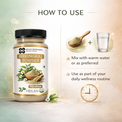 Heilen Biopharm Bhringraj Powder (Eclipta Prostrata) - 100% Natural Skin, Hair & Ayurvedic Use
