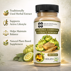 Heilen Biopharm Garcinia Cambogia Extract Powder | 60% HCA | Supports Metabolism & Appetite Control | 100% Pure & Natural
