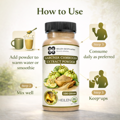 Heilen Biopharm Garcinia Cambogia Extract Powder | 60% HCA | Supports Metabolism & Appetite Control | 100% Pure & Natural