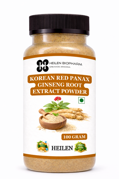 HEILEN BIOPHARM Korean Red Ginseng Extract Powder | Panax Ginseng | Pure & Natural | Food Grade | No Preservatives