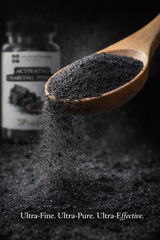 Heilen Biopharm Activated Charcoal Powder for Face packs, teeth whitening etc.