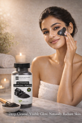 Heilen Biopharm Activated Charcoal Powder for Face packs, teeth whitening etc.