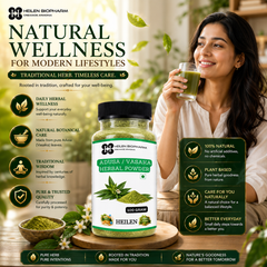 Heilen Biopharm Adusa Leaves Powder | Vasaka (Malabar Nut) | Herbal Supplement for Respiratory & Immune Support | No Preservatives