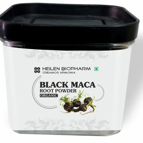 Heilen Biopharm Peruvian Black Maca Root Powder For Energy Improvement 100 gm Pack of 1