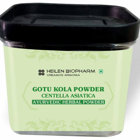 Heilen Biopharm Gotu Kola Powder (Centella asiatica/Mandukaparni) Internal & External Purpose