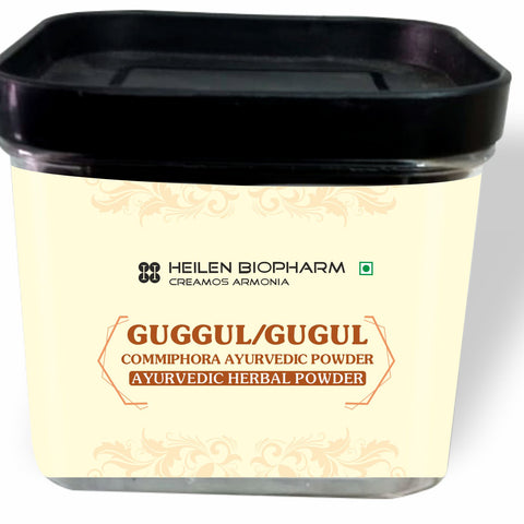 Heilen Bipharm Guggul Herbal Powder (Commiphora wightii) Indian bdellium/gugal/gugul/Mukul myrrh