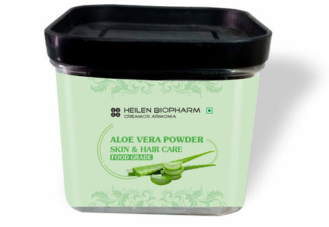 Heilen Biopharm Aloe Vera Powder - 100% Pure & Natural (Ayurvedic Food Grade) Skin & Hair Care