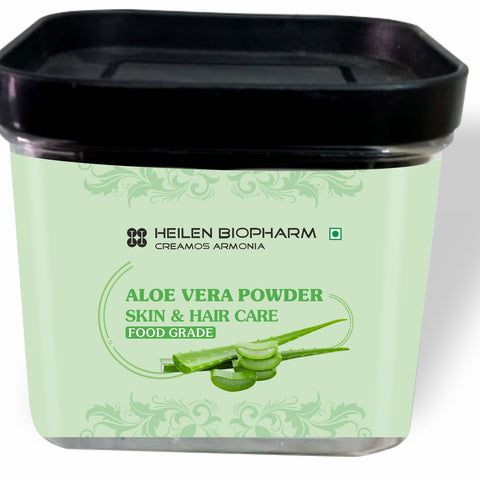 Heilen Biopharm Aloe Vera Powder - 100% Pure & Natural (Ayurvedic Food Grade) Skin & Hair Care