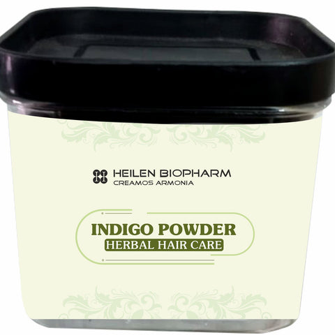 Heilen Biopharm Indigo Leaves Powder for Hair Pack - Hair Growth, Natural Dye & Anti-Dandruff