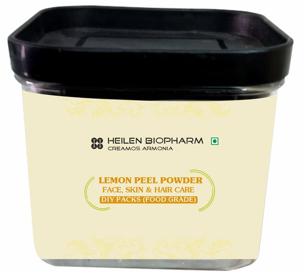 Heilen Biopharm Lemon Peel Powder for Face, Skin & Hair Packs - 100% Natural, Food Grade