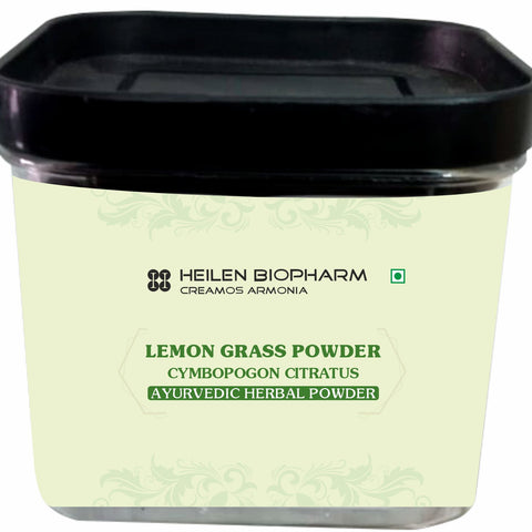 Heilen Biopharm Lemon Grass Powder Face, Skin And Hair Packs - High In Nutrients, Minerals And Vitamines, Superfood!