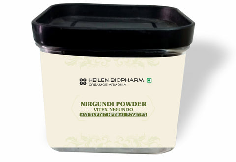 Heilen Biopharm Nirgundi/Sambhalu Powder - Vitex Negundo Root Powder