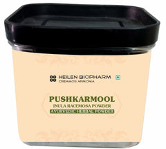 Heilen Biopharm Pushkarmool Herbal powder (Inula Racemosa) Kashmira/Poushkara/Puskara mula/Sugandhikam