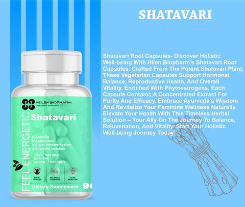 Premium Shatavari Capsules - 90 (Pack of 1)