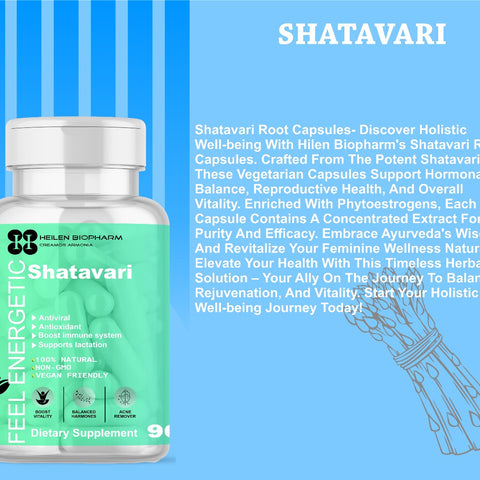 Premium Shatavari Capsules - 90 (Pack of 1)