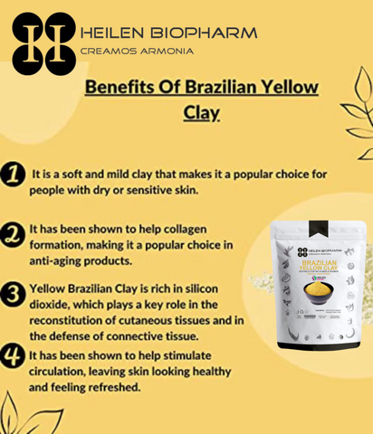 Heilen Biopharm Brazilian Yellow Clay Powder