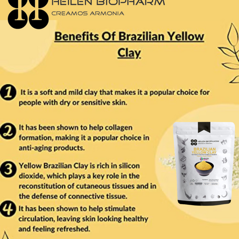 Heilen Biopharm Brazilian Yellow Clay Powder