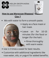 Moroccan Rhassoul clay Powder / Nude Clay Powder / Ghassoul clay Powder