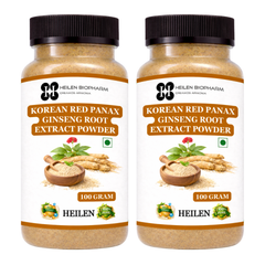 HEILEN BIOPHARM Korean Red Ginseng Extract Powder | Panax Ginseng | Pure & Natural | Food Grade | No Preservatives