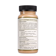Heilen Biopharm Garcinia Cambogia Extract Powder | 60% HCA | Supports Metabolism & Appetite Control | 100% Pure & Natural