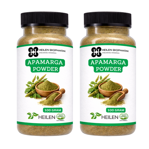 HEILEN BIOPHARM Apamarga Powder | Latjira / Chirchita / Achyranthes Aspera | 100% Pure & Natural Ayurvedic Herbal Powder | Food Grade | For General Wellness | No Preservatives