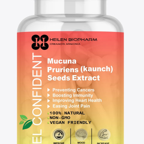 Mucuna Pruriens (Kaunch) Seeds Extracts Capsules - 90 (Pack of 1)