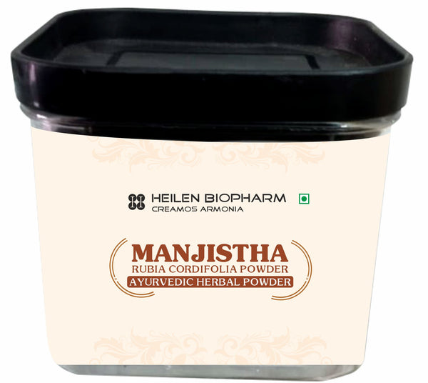 Heilen Biopharm Manjistha Herbal Powder (Rubia Cordifolia) Indian Madder/Majith/Tamaralli/Manditti