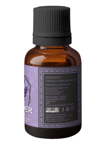 Lavender Essential Oil Steam Distilled Natural, Pure And Organic (Lavandula Angustifolia)