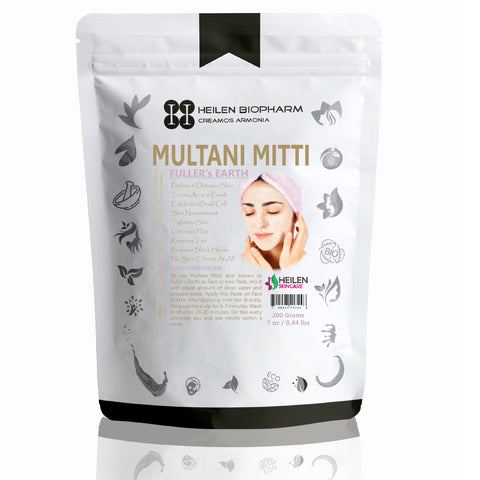 Fuller's Earth (Multani Mitti) for Face, Skin & Hair Packs - 100% Natural