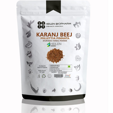 Karanj Beej Herbal Powder (Millettia pinnata) for Skin Benefits