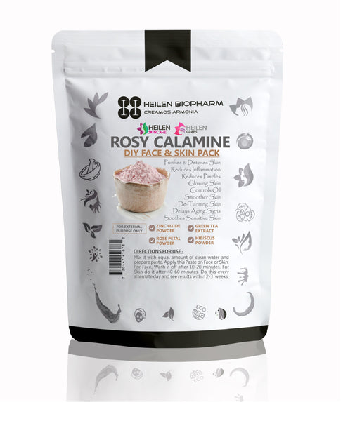Rosy Calamine (Zinc Oxide, Rose, Green Tea & Hibiscus Powder)