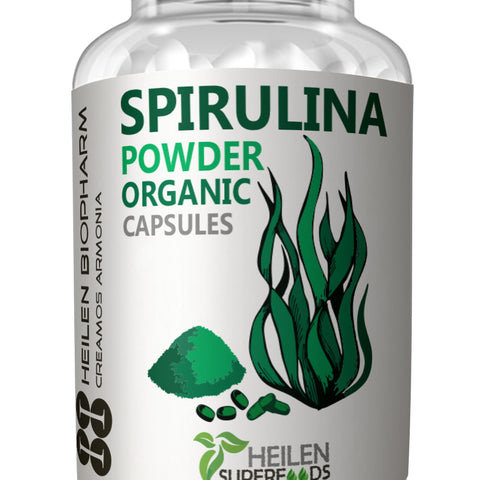 Organic Spirulina Powder & Capsules