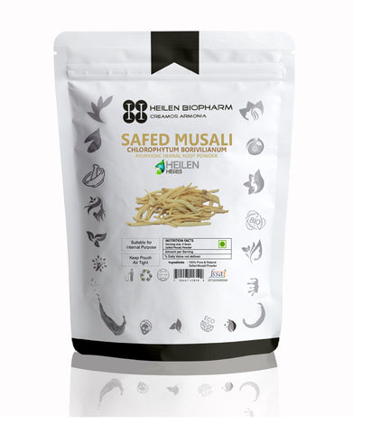 chlorophytum borivilianum powder Safed Musli (Chlorophytum Borivilianum) Powder & Capsules For Energy I – Heilen Biopharm