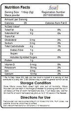 nutrition facts uses