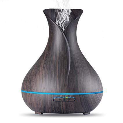 Electric Oil Aroma Diffuser for Home Fragrance with 7 Mood Changing LED Lights, 550ml