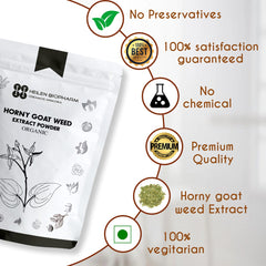 Organic Horny Goat Weed Extract Powder (Traditional Chinese Medicine) Yin-Yang-Huo / epimedium